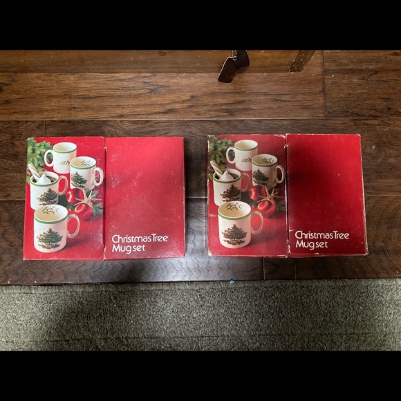 Spode Christmas Tree Mug Set - Picture 2 of 6